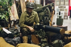 Water-cooled machine gun from WWII