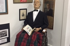 Old display of Franklin D. Roosevelt