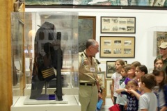 President Bill Benson with a home school tour