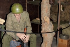 Inside the Korean bunker