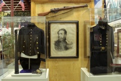 Admiral uniforms on loan from the City of Milford